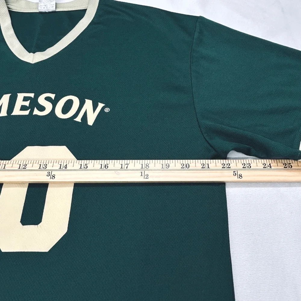 Jameson Irish Whiskey Jersey Shirt Mens Medium Green #80 Graphic Bar Festival